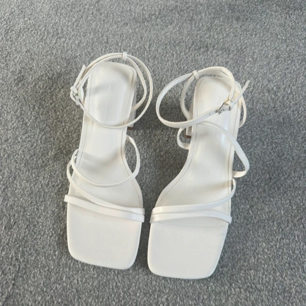 Pull&Bear Elegant White Heels